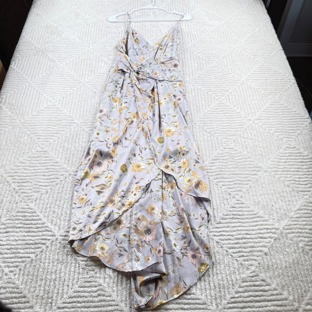 ASTR THE LABEL Floral Print Midi Dress Women's Medium Fairy Festival Boho Brunch - Picture 1 of 15